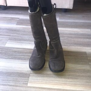 Beautiful Deep Brown Fall Boots with Lining